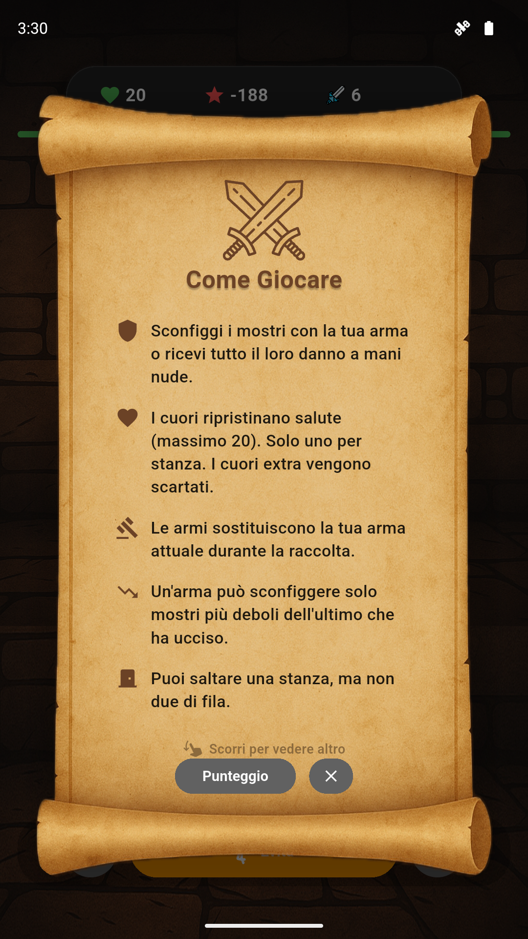 Impara le regole nell'app